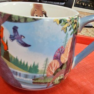 San Diego zoo mug surrounded by animals in amazing graphics.